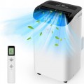 Humhold 12000 BTU Portable Air Conditioner with Remote Control, 3 in 1 Cooling, Fan and Dehumidifier, Smart Mode, Sleep Mode, 3 Speed, 24H Timer, Window Kit