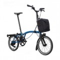 Brompton Electric P Line 4 Speed - High Handlebar Roller Rack Pacific - E-Motiq UK