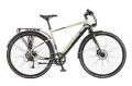 EZEGO Commute Crossbar Hybrid Electric Bike 2022, 700c Wheel – Satin Grey/Black