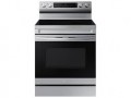 Samsung - Smart Freestanding Electric Range 6.3 cu. ft. with Air Fry and Convection - Stainless Steel