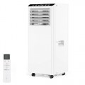 Portable Air Conditioner 9000 BTU A+++ Energy Saving Mobile Air Conditioner with Exhaust Hose Quiet Under 50 dB 4 in 1 Cooling Dehumidifier Fan Follow Me R290 Refrigerant 24 Hour Timer Remote Control UK