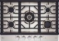 LG - STUDIO 30-in Smart Built-In Gas Cooktop with 5 Burners with UltraHeat - Stainless Steel