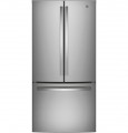 GE - 24.7 Cu. Ft. French Door Refrigerator - Fingerprint resistant stainless steel