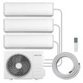 electriQ iQool Multi-Split 3 x 9000 BTU Smart Wall Mounted Split Air Conditioner with Heat Pump - Pipe Kits Included UK