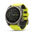 Garmin - fēnix 8 Solar Sapphire GPS Smartwatch 51mm Fiber-reinforced polymer - Titanium