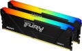 Kingston FURY Beast RGB 16GB 3200MT/s DDR4 CL16 DIMM (Kit of 2) Computer Memory KF432C16BB2AK2/16
