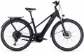 Cube Touring Hybrid Pro 625 Electric Bike in Black & Metal