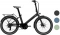 2025 Eovolt Evening 24 Origins V2 Electric Semi Folding Bike In Onyx Black