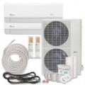 Senville - 48000 BTU Dual Zone Mini Split Air Conditioner - Heat Pump - SENA/48HF/D - White UK