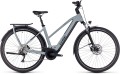 Cube Kathmandu Hybrid One 750 Electric Bike in Swamp Grey & Black