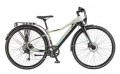 EZEGO Commute Sloped Hybrid Electric Bike 2022, 700c Wheel – Satin Grey/Black