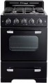 Unique Appliances - Classic Retro 2.9 Cu. Ft. Freestanding Gas Convection Range - Midnight Black