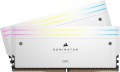 CORSAIR DOMINATOR TITANIUM RGB DDR5 RAM 32GB (2x16GB) 6000MHz CL30-36-36-76 1.40V AMD EXPO Intel XMP 3.0 Desktop Computer Memory – White