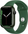 Refurbished Apple Watch Series 7 (GPS) 45mm Green Aluminum Case with Clover Sport Band - Green