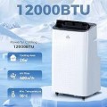 HOMCOM Portable Air Conditioner 12000 BTU BTU, 4-in-1 Air Conditioning Unit, Dehumidifier, Cooling, Fan, Child Lock, 40m² UK