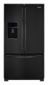 Whirlpool - 24.7 Cu. Ft. French Door Refrigerator with Thru-the-Door Ice and Water - Black