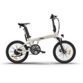 ADO Air 20S Lightweight Folding Electric Bike, 9.6Ah – Ivory/White