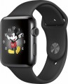 Apple - Apple Watch Series 2 42mm Space Black Stainless Steel Case - Space Black Stainless Steel