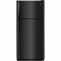 Frigidaire - 18 Cu. Ft. Top-Freezer Refrigerator - Black