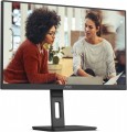 AOC 24E3QAF - 24 Zoll Full HD Monitor, Lautsprecher, höhenverstellbar (1920x1080, 75 Hertz, VGA, HDMI, DisplayPort) schwarz