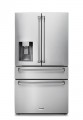 Thor Kitchen - 21.6-cu ft Professional French Door Refrigerator with Ice and Water Dispenser, Counter Depth - Stainless steel