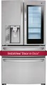 LG - InstaView™ Door-in-Door® 22.5 Cu. Ft. French Door Counter-Depth Refrigerator - Stainless steel