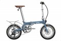 2026 UTO Morning OG16 Vintage Electric Folding Bike In Vintage Satin Blue