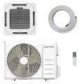 electriQ iQool 18000 BTU Smart A++ Single Split Ceiling Cassette Air Conditioner with Heat Pump - 5m Pipe Kit Included UK