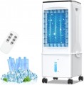 Bidiowe Mobile Air Conditioner 9.5L 60W Evaporative Air Cooler with Remote Control