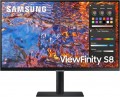 Samsung ViewFinity 27” S8 (S80PB) UHD 4K Monitor with IPS Panel and Tilt Stand (USB, HDMI, DisplayPort) - Black