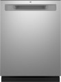 GE - Top Control Built-In Dishwasher with 3rd Rack, 50 dBA - Stainless Steel