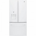 GE - 23.8 Cu. Ft. French Door Refrigerator - High gloss white