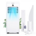 7000BTU Air Conditioning Unit with 2 Control Ways, Digital Display, Installation Kit, Low Energy, 1 to 24 H Timer, 4 in 1 Ventilation Conditioning Cooling Modes for Room up to 25m² UK