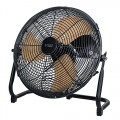 Russell Hobbs RHGF1221WDB 12 Inch High Velocity Floor Fan, Wood & Black, 3 Speeds, Tilt Function, Portable UK