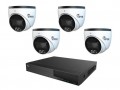 Viper 4MP IP 4 Turret Camera System with White Lights and 2TB HDD UK