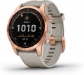 Garmin - fēnix 7S Solar GPS Smartwatch 42 mm Fiber-reinforced polymer - Rose Gold