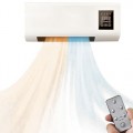Portable 2000W Mini Air Conditioner With Heating Function Wall Mounted AC Unit For Home Office Bedroom Living Room Remote Control Included UK
