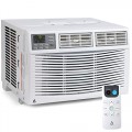 8000 BTU Window Air Conditioner with Smartphone App, Remote Control and 3 Fan Modes UK