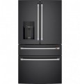 Café - 22.3 Cu. Ft. Counter-Depth 4-Door French-Door Refrigerator - Matte black