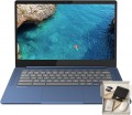 Lenovo  Ideapad Slim 3 Chromebook - Chrome OS, 14'' FHD Display, 13.5 Hours Battery Life, MediaTek Kompanio 520 (8-Core), Wi-Fi 6, 4GB RAM, 92GB Storage (64GB eMMC+32GB SD)