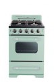 Unique Appliances - Classic Retro 2.9 Cu. Ft. Freestanding Gas Convection Range - Summer Mint Green