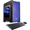 CybertronPC - Electrum Desktop - AMD FX-Series - 16GB Memory - AMD Radeon RX 480 - 1TB Hard Drive - Black/Blue
