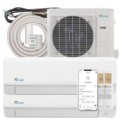 Senville - 28000 BTU Dual Zone Mini Split Air Conditioner - Heat Pump - SENA/30HF/D - White UK