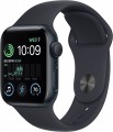 Apple Watch SE (GPS + Cellular) 44mm Midnight Aluminum Case with Midnight Sport Band - M/L - Midnight