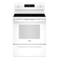 Whirlpool - 5.3 Cu. Ft. Freestanding Single Electric Range with Steam Air Fry and Air Baking - White