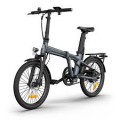 ADO Air 20 Pro Lightweight Folding Electric Bike, 9.6Ah – Grey
