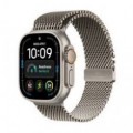 Apple Watch Ultra 4 (GPS + Cellular) 49mm Titanium Case with Natural Titanium Milanese Loop - S - Natural - (2026) UK