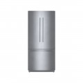 Bosch - Benchmark 19.4 cu. ft. French Door Built-In Refrigerator in Stainless Steel, Counter-Depth