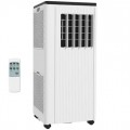 HOMCOM 7,000 BTU App-Controlled Mobile Air Conditioner, 15m² Radius - White UK