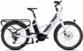 Cube Longtail Sport Hybrid 725 Electric Cargo Bike In Flash White & Reflex